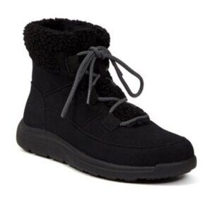 79$ JBU Freeze Round Toe Lace Up Winter Boots Women's Size 8.5 US Black